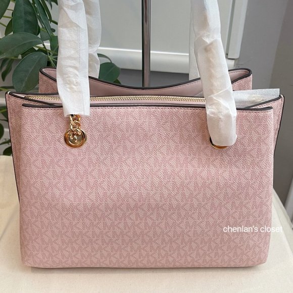 🌸🎀NeW! Michael Kors Pink Tote Set - Picture 5 of 12